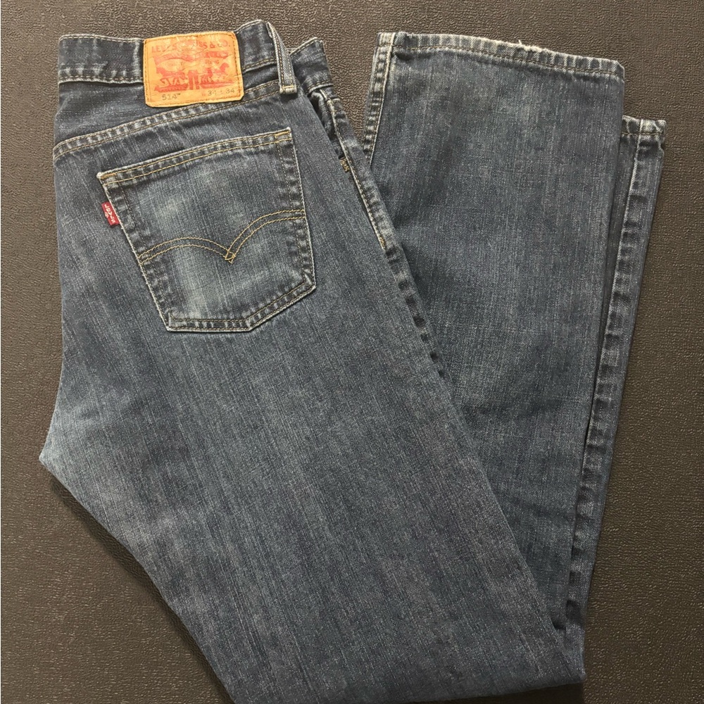 Levi's Blue Straight Jeans Classic Style